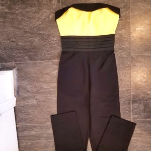 Women's strapless jumpsuit